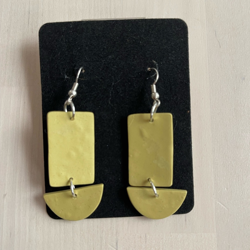 Handmade clay earrings